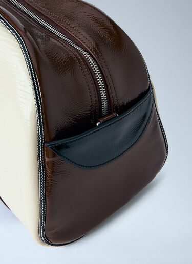 LN-CC® - Y-3 X WB: Bowling Bag - Brown Y-3 X WB Bowling Bag Brown ywb0364003