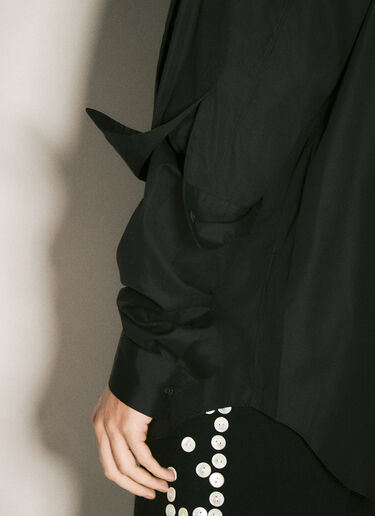 Comme des Garçons Homme Plus 双层袖衬衫 黑色 hpl0158002