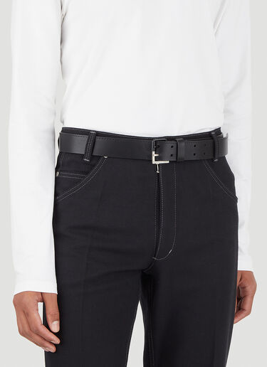 Maison Margiela Double Eyelet Buckle Belt Black mla0146030