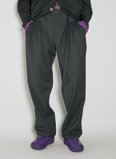 Kiko Kostadinov Solon Tailored Pants Grey kko0154002