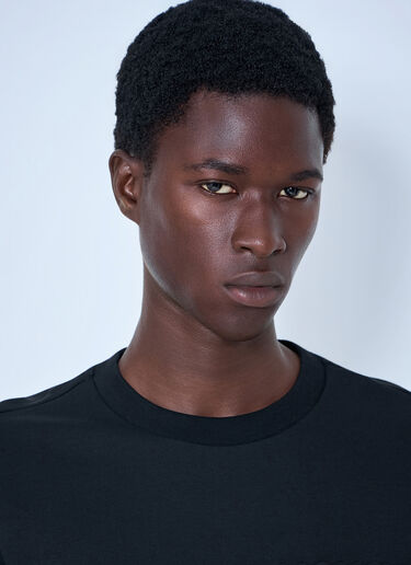 LN-CC® - Moncler: Crewneck Sweatshirt - Black Moncler Crewneck Sweatshirt Black mon0165028