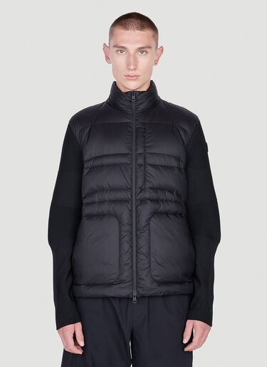 Moncler Padded Knit Jacket Black mon0152018