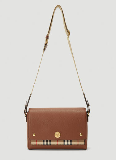 Burberry Note Shoulder Bag Brown bur0239036