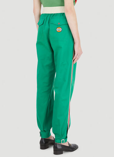 Gucci 复古徽标运动裤 绿色 guc0245019