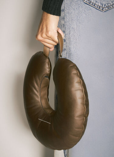 MM6 Maison Margiela Travel Pillow Bag Brown mmm0358001