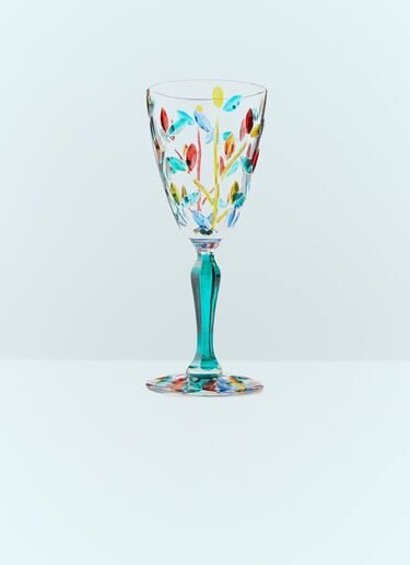 Set Of Four Floral Floral Glasses Les Ottomans Set Of Four Floral Floral Glasses Clear wps0691230