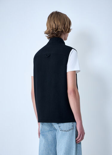 RIER High-Neck Zip Vest Black rrr0364005