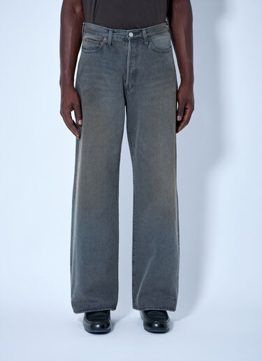LN-CC® - ssstein: Loose Denim Jeans - Grey ssstein Loose Denim Jeans Grey sss0164002
