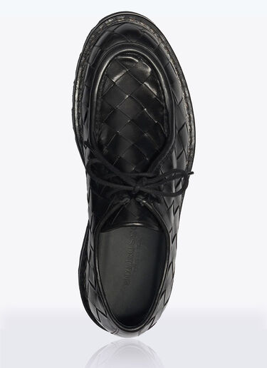 Scarosso Damiano Woven Lace-Up Shoes Black scr0158011