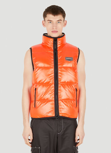 Duvetica Algorab Reversible Sleeveless Jacket Orange duv0150002