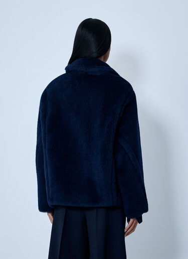 Wool-And-Silk-Blend Coat Max Mara Wool-And-Silk-Blend Coat Navy max0263020