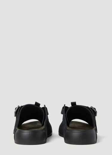 Tape Sandals Stone Island Shadow Project Tape Sandals Black shd0152020