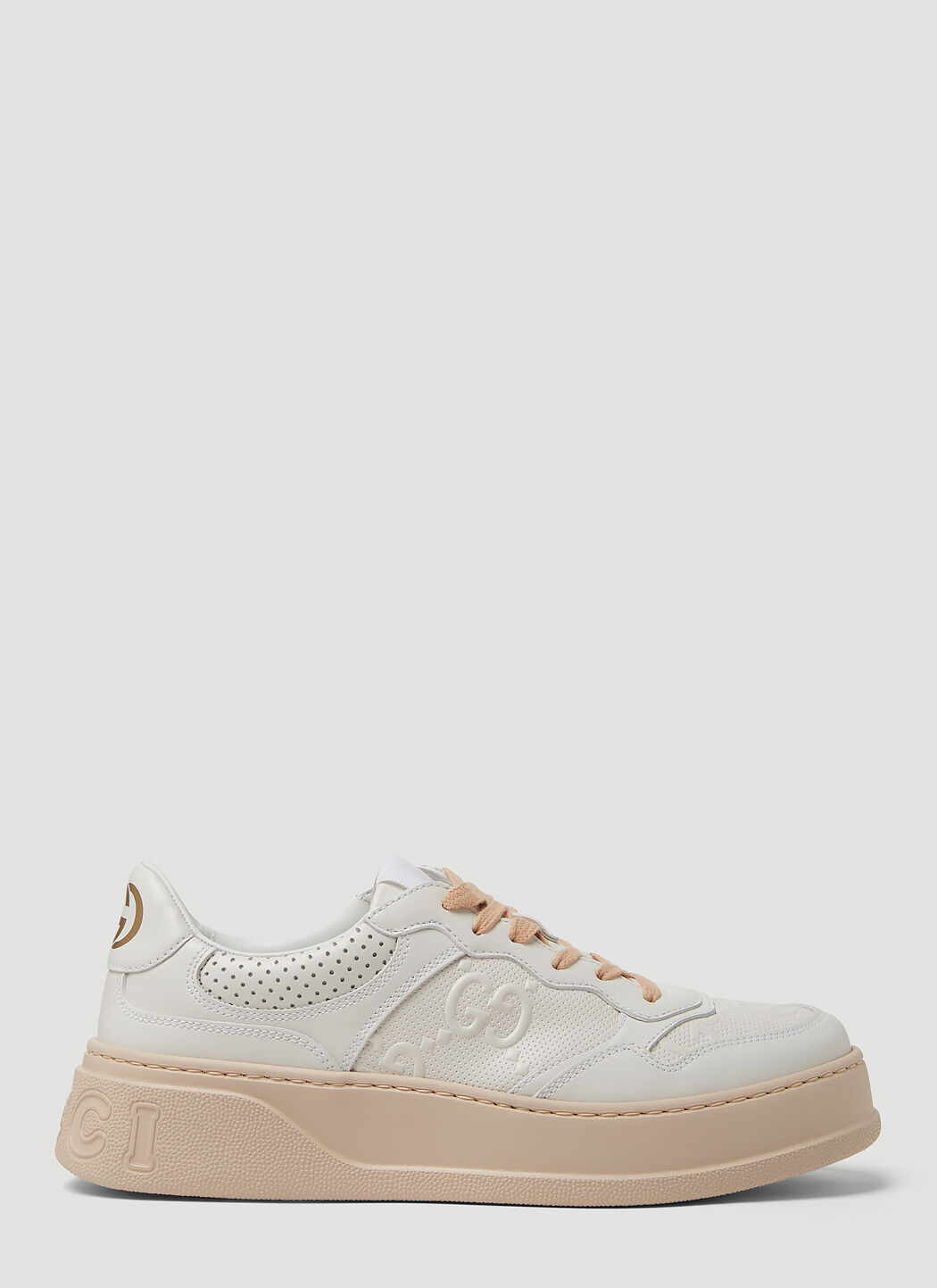 Gucci gg sneakers discount white