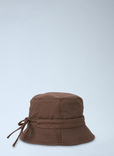 Jacquemus Le Bob Gadjo Bucket Hat Brown jac0150046