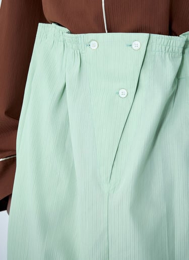 Cotton Midi Skirt Prada Cotton Midi Skirt Blue pra0262129