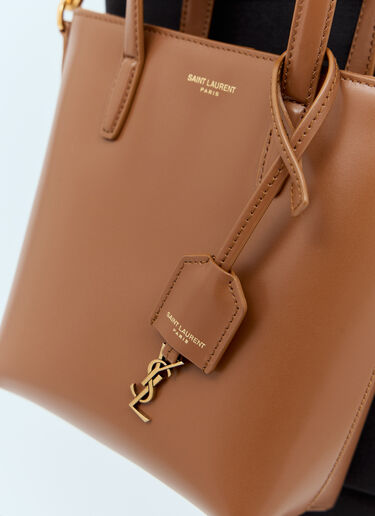 Saint Laurent Mini Toy Shopping Handbag Brown sla0256024