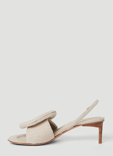 Les Sandals Cuscinu Heels Jacquemus Les Sandals Cuscinu Heels Beige jac0250103