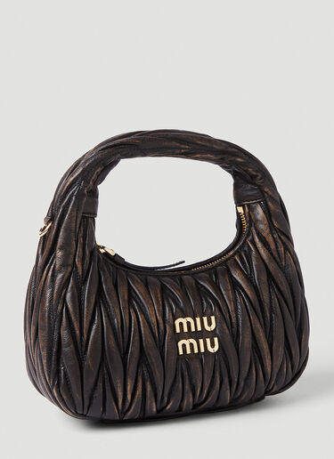Miu Miu Wander Matelasse Mini Handbag Black miu0250063