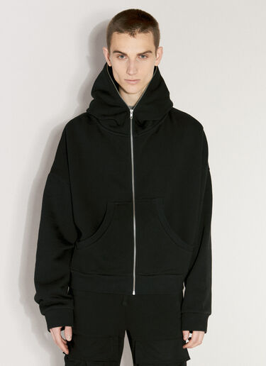 Entire Studios Eternal Zip Hooded Sweatshirt Black ent0155022