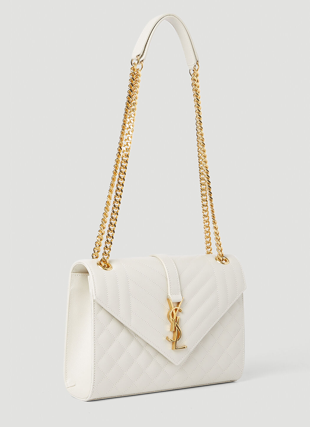 Medium envelope monogram matelassé leather shoulder bag sales