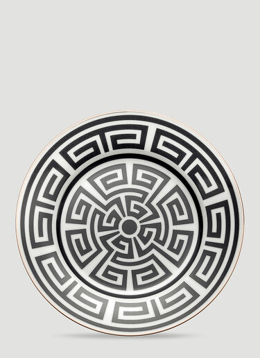 Ginori 1735 Set of Two Labirinto Dessert Plate Black wps0644437