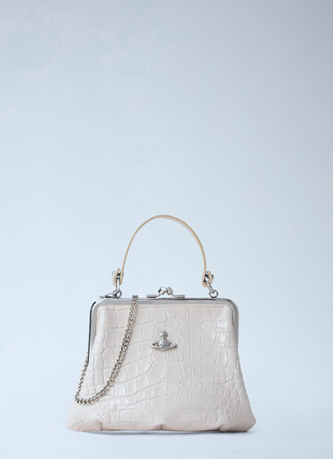 LN-CC® - Vivienne Westwood: Granny Frame Purse - White Vivienne Westwood Granny Frame Purse White vvw0265044