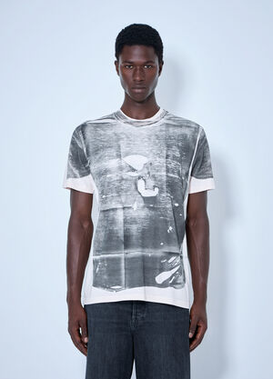 Acne Studios トロンプルイユ Tシャツ グレー acn0165053