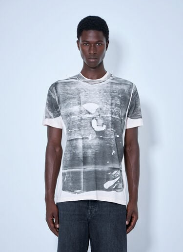 LN-CC® - Acne Studios: トロンプルイユ Tシャツ - グレー Acne Studios トロンプルイユ Tシャツ グレー acn0165053