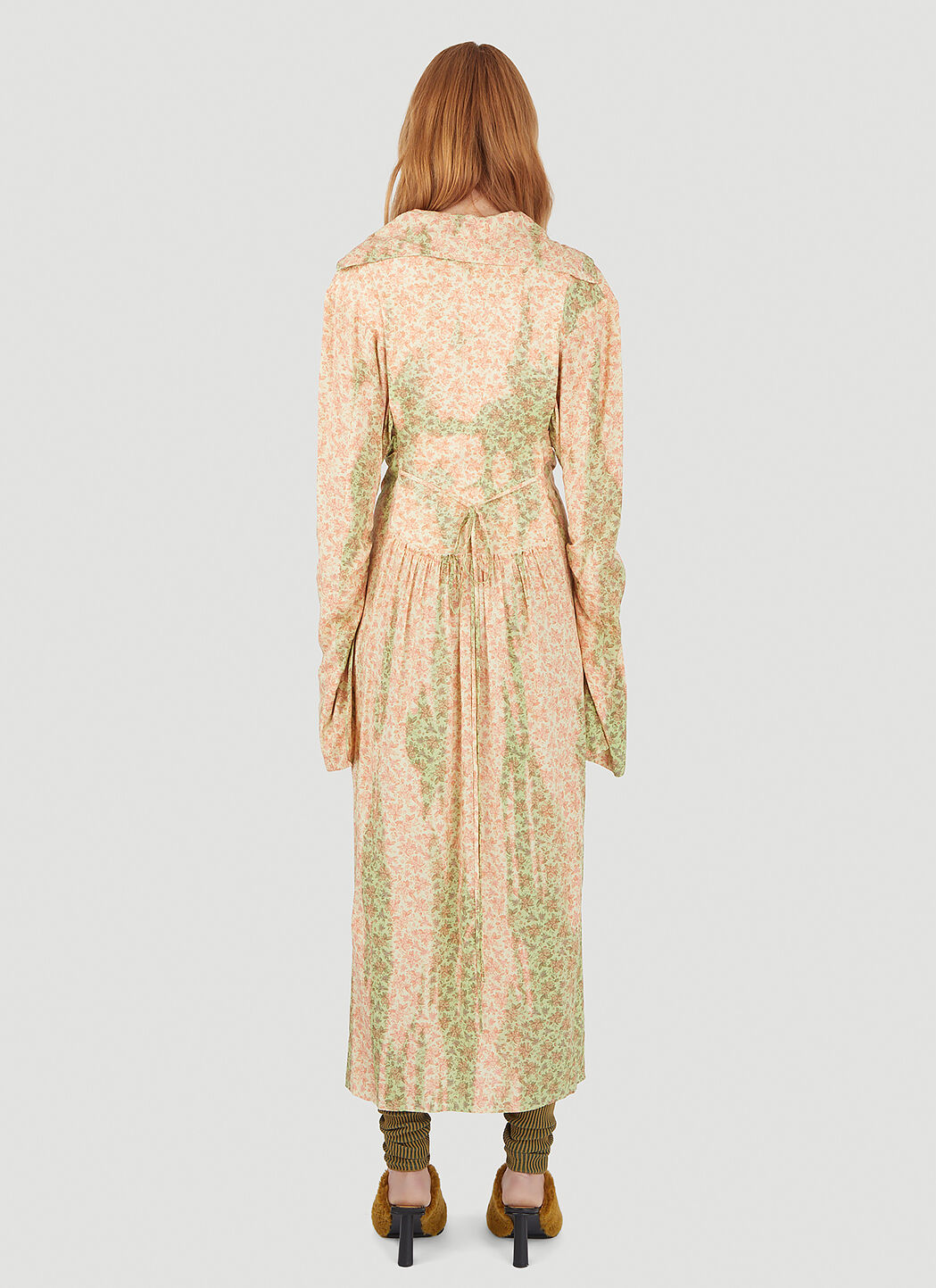 Acne Studios Floral Shirt Dress in Pink LN CC
