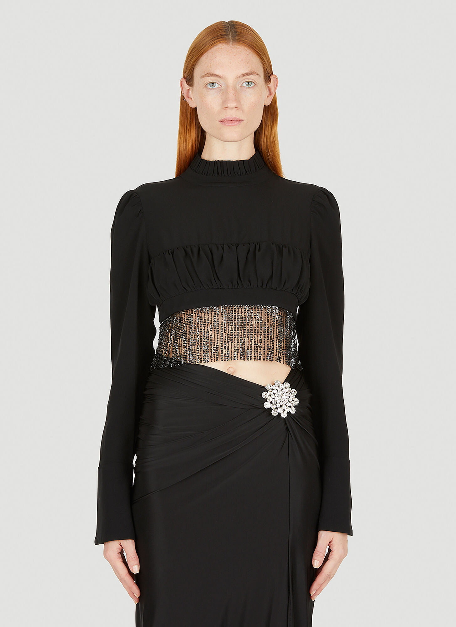 Shop Rabanne Fringed Top