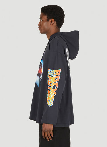 VTMNTS Back to the Future Hooded Sweatshirt Black vtm0348013