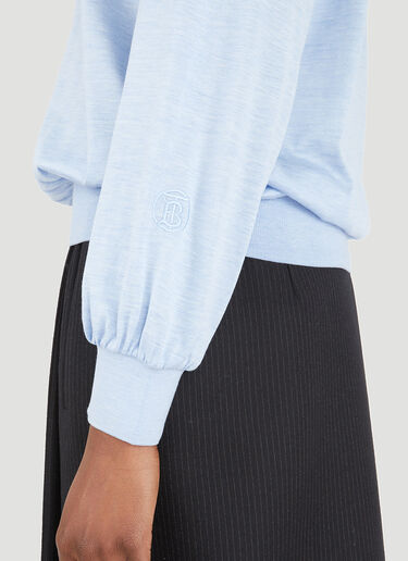 Burberry Eve Crewneck Sweater Light Blue bur0246100