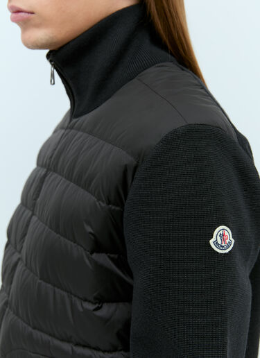 Moncler 衬垫拉链开衫 黑色 mon0157025