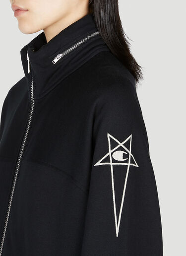Rick Owens x Champion Mountain Track Jacket Black roc0253007
