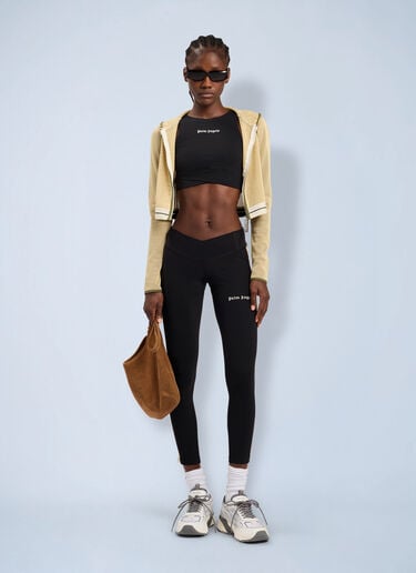Palm Angels Classic Logo Active Track Top Black pma0264253
