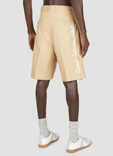 Folded Pleat Shorts Gucci Folded Pleat Shorts Beige guc0153012