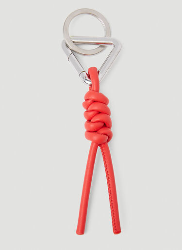 Knotted Keyring Bottega Veneta Knotted Keyring Red bov0153052