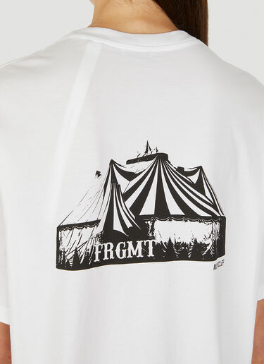 7 Moncler FRGMT Hiroshi Fujiwara 徽标印花T恤 白 mfr0351003