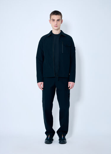 Stone Island Logo Patch Sweatshirt Black sto0160045