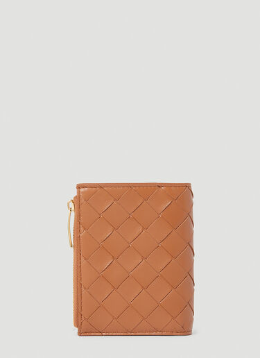 Bottega Veneta Small Intrecciato Wallet Brown bov0253050