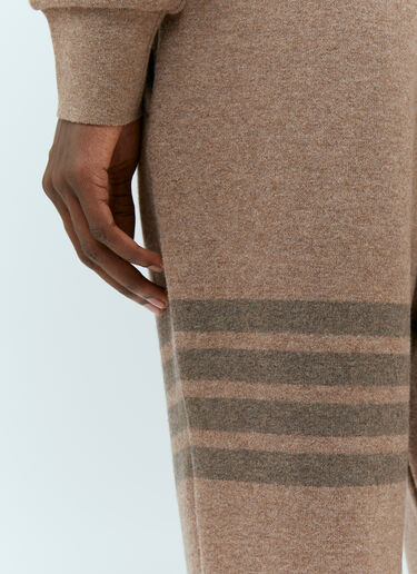 Thom Browne Four-Bar Wool Track Pants Brown thb0153009