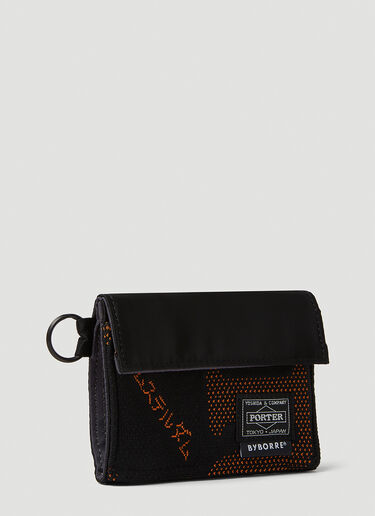 Porter-Yoshida & Co x Byborre 로고 패치 지갑 블랙 por0350006