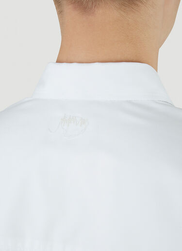 Ader Error Raw-Edge Shirt White adr0344001