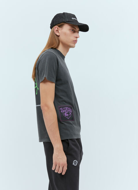 GANNI Earth Beat T-Shirt White gan0254015