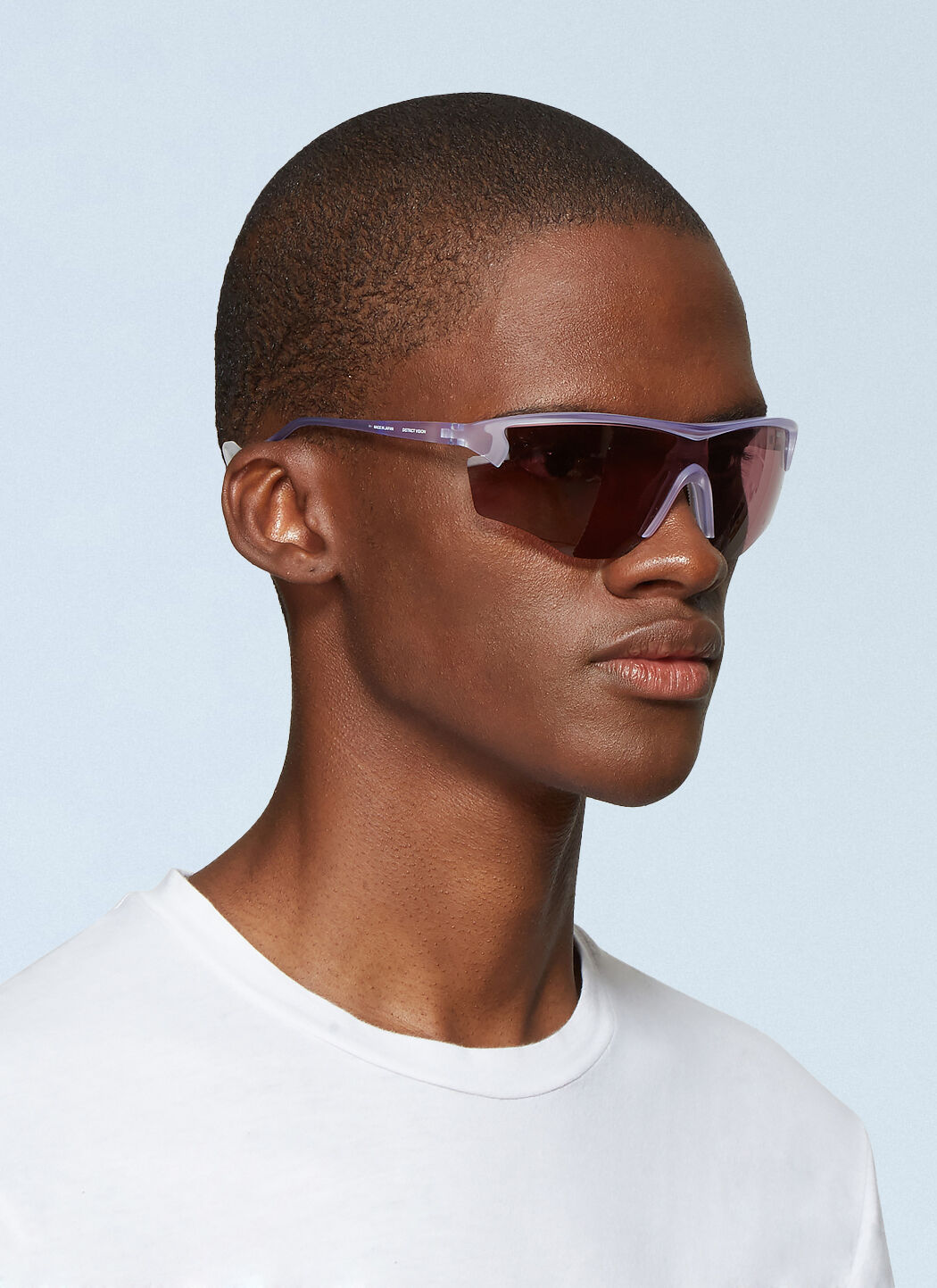 District Vision Men's' Junya Racer Sunglasses in Pink | LN-CC®