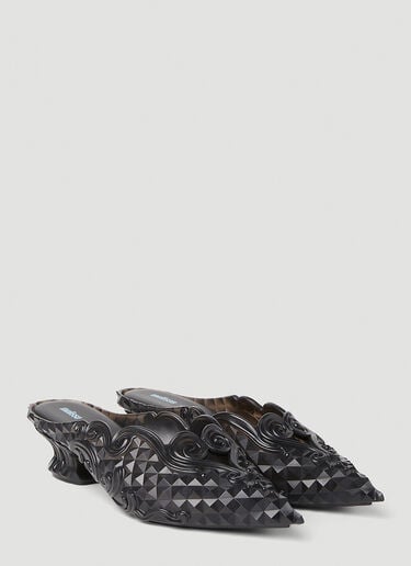 Y/Project x Melissa Point Mules Black ypr0252036