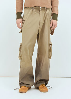 Charlie Constantinou Multi Pocket Cargo Pants Brown cco0158006