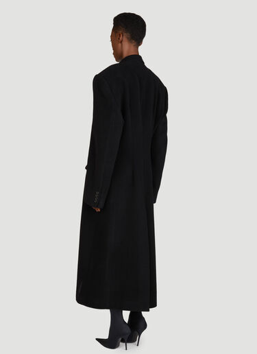 Balenciaga Cinched Coat Black bal0255002