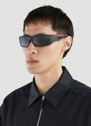 Prada Linea Rossa Linea Rossa PS 02YS Sunglasses Black lpl0351006
