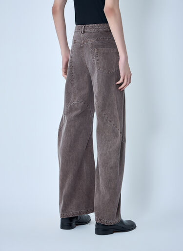 LUEDER Engineered Flare Pants Brown ldr0364003